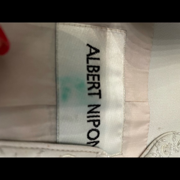 Albert Nipon Jacket & Matching sleeveless top Sz Sm. Clear Crystals on J… - Picture 13 of 15